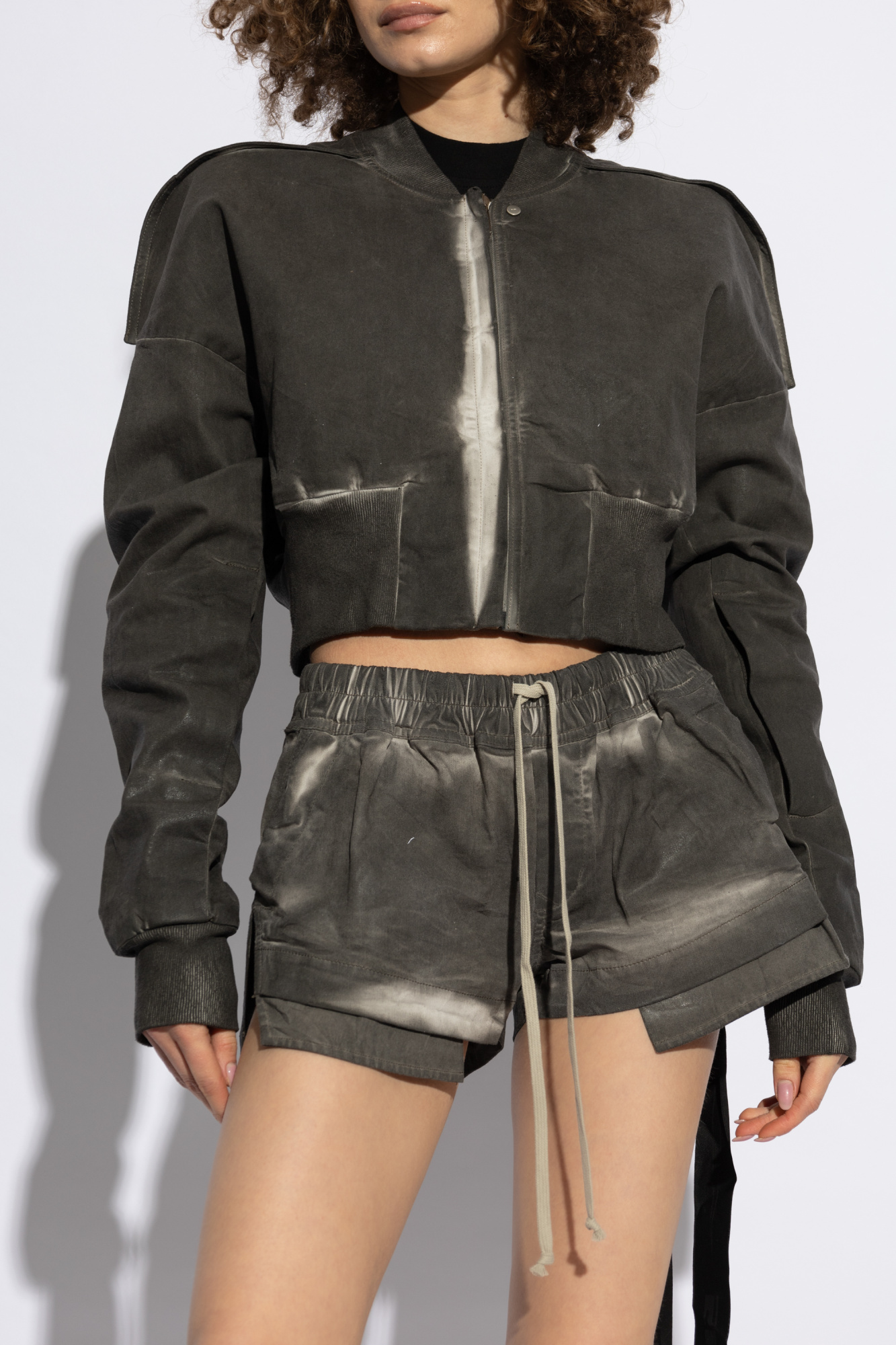 ジャケット・アウター Rick Owens Drkshdw Hexagon Flight Jacket RICK OWENS DRKSHDW | GIMP FLIGHT BOMBER JACKET